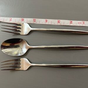 Cambridge J22 Silver forks and spoon set of three